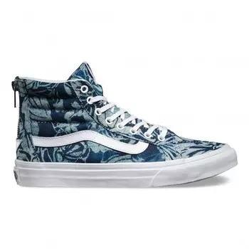 Высокие кеды Indigo Tropical Sk8-Hi Slim Zip