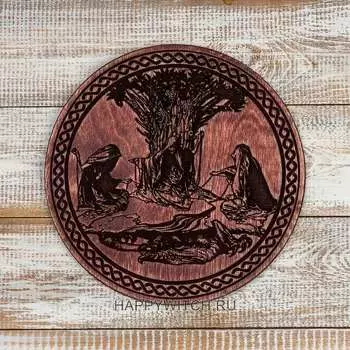 Алтарь "Ткачихи судеб" (оттенок махагон)