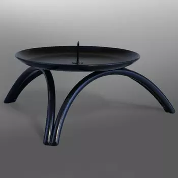 Подсвечник "Олимп" черный