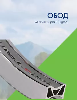 Alex Rims Обод 20 14Gx36H Supra E (Sigma), цвет Серебристый