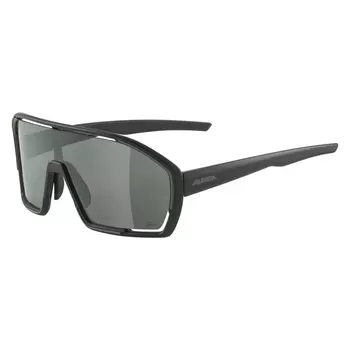 Alpina Велоочки ALPINA Bonfire Q-Lite Black Matt/Silver Mirror Cat.3, Hydrophobic, Fogstop (A8686031), цвет Черный