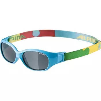 Alpina Велоочки Alpina Sports Flexxy Kids Cyan/Puzzle Gloss (A8495485), цвет Голубой
