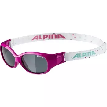 Alpina Велоочки Alpina Sports Flexxy Kids Pink/Dots Gloss (A8495457), цвет Розовый
