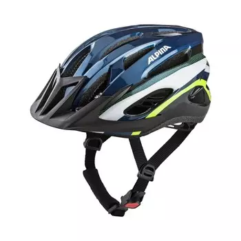 Alpina Велошлем Alpina MTB 17 Darkblue-Neon Gloss (A971981), цвет Синий-Зеленый, ростовка 58-61см