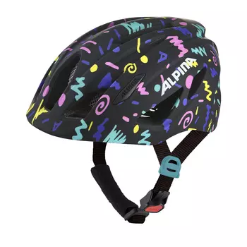 Alpina Велошлем Alpina Pico Black/Confetti Gloss, цвет Черный, ростовка 50-55см
