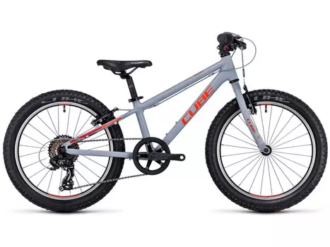 Детский велосипед Cube Acid 200 M, год 2023, цвет Серебристый-Красный