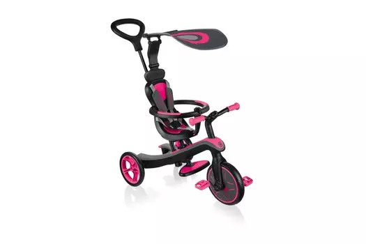 Детский велосипед Globber Trike Explorer (4 in 1), год 2020, цвет Розовый