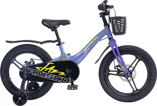 Детский велосипед Maxiscoo Jazz Pro 18, год 2025, цвет Синий