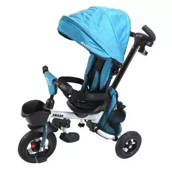 Детский велосипед Maxiscoo Shark, год 2023, цвет Синий