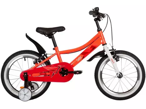 Детский велосипед Novatrack Calibri 16 V-Brake, год 2022, цвет Оранжевый