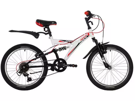 Детский велосипед Novatrack Dart 20, год 2020, цвет Белый
