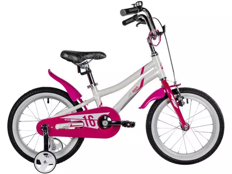 Детский велосипед Novatrack Novara 16, год 2025, цвет Белый