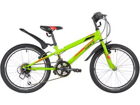 Детский велосипед Novatrack Racer 20 12sp M, год 2020, цвет Зеленый