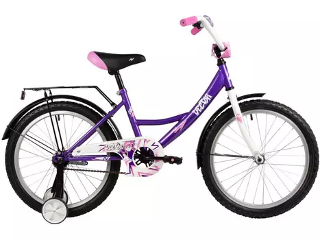 Детский велосипед Novatrack Vector 20, год 2025, цвет Фиолетовый