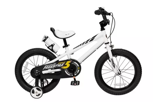 Детский велосипед Royal Baby Freestyle 16, год 2024, цвет Белый