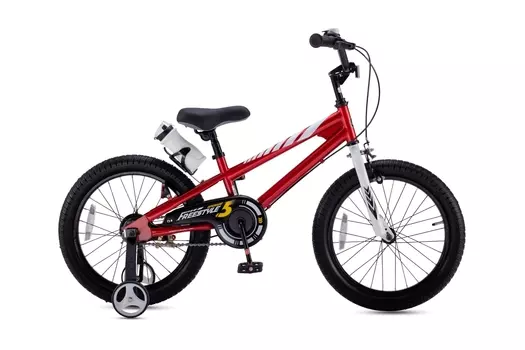 Детский велосипед Royal Baby Freestyle 18, год 2024, цвет Красный