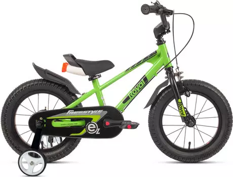 Детский велосипед Royal Baby Freestyle EZ 14, год 2023, цвет Зеленый