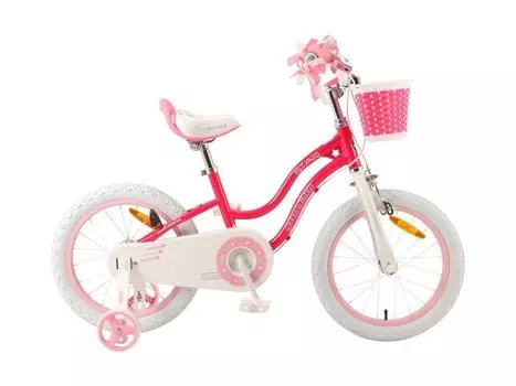 Детский велосипед Royal Baby Stargirl 16, год 2023, цвет Розовый