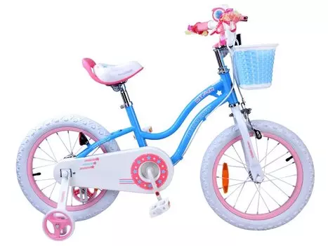 Детский велосипед Royal Baby Stargirl 16, год 2023, цвет Голубой