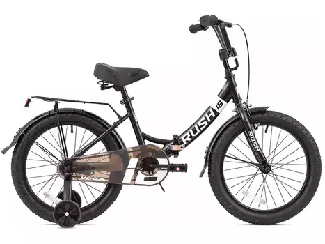 Детский велосипед Rush Hour Vega 180, год 2024, цвет Черный