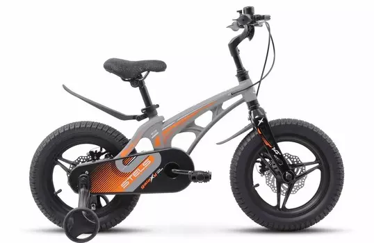 Детский велосипед Stels Galaxy Pro 14, год 2025, цвет Серебристый