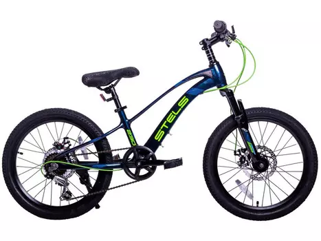 Детский велосипед Stels Leader 230 MD 20, год 2025, цвет Синий-Черный