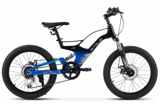Детский велосипед Stels Leader 250 MD 20, год 2025, цвет Синий-Черный