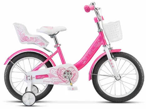 Детский велосипед Stels Little Princess 16, год 2025, цвет Розовый