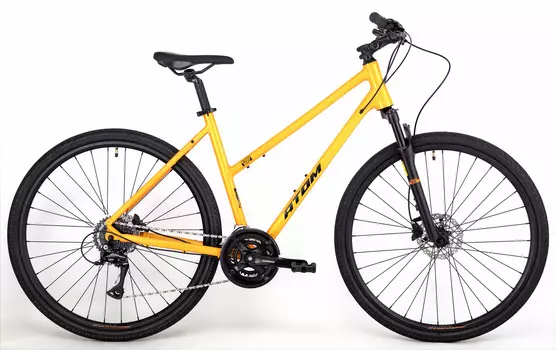 Дорожный велосипед Atom Symbiotic Cross Lady, год 2024, цвет Оранжевый, ростовка 18.5