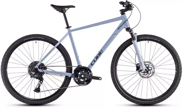 Дорожный велосипед Cube Nature Exc, год 2025, цвет Голубой-Черный, ростовка 23