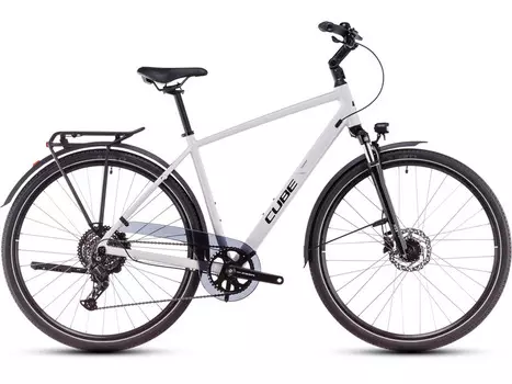 Дорожный велосипед Cube Touring One, год 2025, цвет Белый-Серебристый, ростовка 20