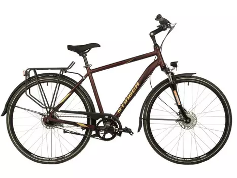 Дорожный велосипед Stinger Vancouver Evo, год 2021, цвет Коричневый, ростовка 23.5