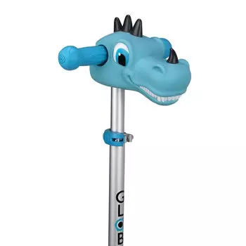 Globber Декоративный элемент руля самоката Globber Динозавр, цвет Голубой