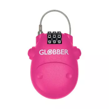 Globber Трос-замок Globber Lock, цвет Розовый