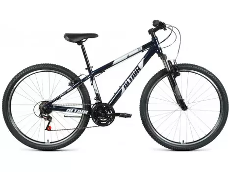 Горный велосипед Altair AL 27.5 V FR, год 2022, цвет Синий-Серебристый, ростовка 19