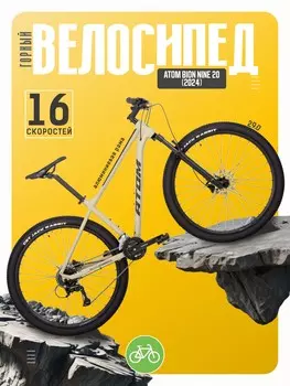 Горный велосипед Atom Bion Nine 20, год 2024, цвет Коричневый, ростовка 20