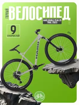 Горный велосипед Haro Double Peak 29 Trail, год 2025, цвет Серебристый, ростовка 20