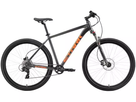 Горный велосипед Stark Hunter 29.2 HD, год 2024, цвет Серебристый-Оранжевый, ростовка 18