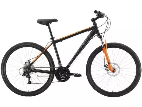 Горный велосипед Stark Tank 27.1 D, год 2022, цвет Черный-Оранжевый, ростовка 16