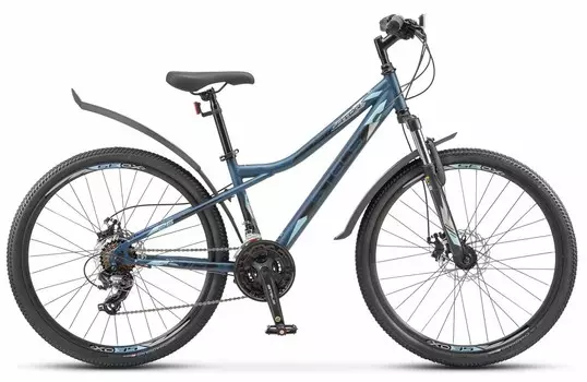 Горный велосипед Stels Navigator 510 MD 26 V010, год 2025, цвет Синий-Зеленый, ростовка 14