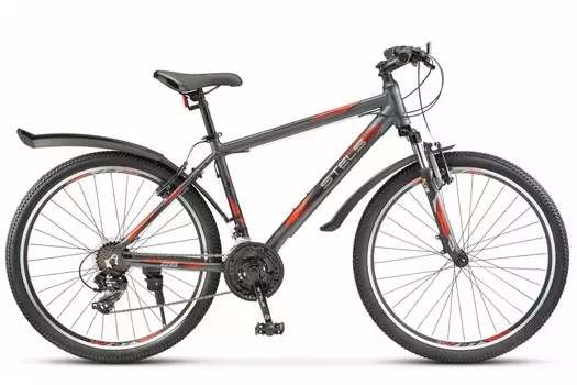 Горный велосипед Stels Navigator 620 V 26 K010, год 2023, цвет Серебристый, ростовка 17