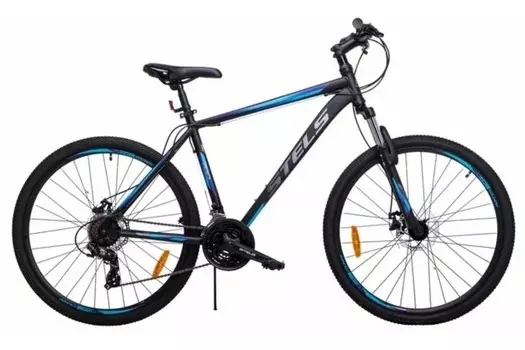 Горный велосипед Stels Navigator 700 MD 27.5 F020, год 2025, цвет Черный-Голубой, ростовка 17.5