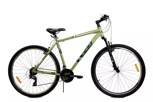 Горный велосипед Stels Navigator 700 V 27.5 F020, год 2022, цвет Зеленый, ростовка 21
