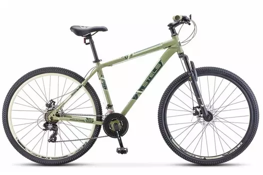 Горный велосипед Stels Navigator 900 MD 29 F020, год 2023, цвет Зеленый, ростовка 17.5