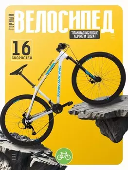 Горный велосипед Titan Racing Rogue Alpine M, год 2024, цвет Серебристый, ростовка 17