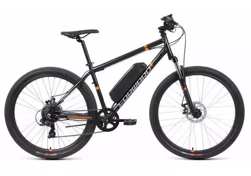 Электровелосипед Forward Volcano Express 27.5 E-350, год 2022, цвет Серебристый, ростовка 19