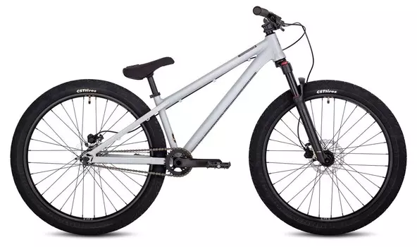 Экстремальный велосипед Atom Dabomb SS, год 2024, цвет Серебристый, ростовка 12.4
