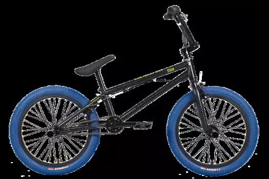 Экстремальный велосипед Stark Madness BMX 3, год 2024, цвет Черный-Синий, ростовка 9