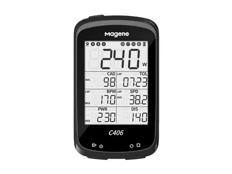 Magene Велокомпьютер Magene C406 37 функций, цвет Черный