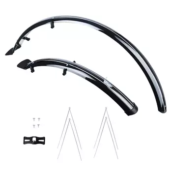 Oxford Комплект крыльев Oxford 26 ATB City Type 60mm Mudguard (MG33/24), цвет Черный